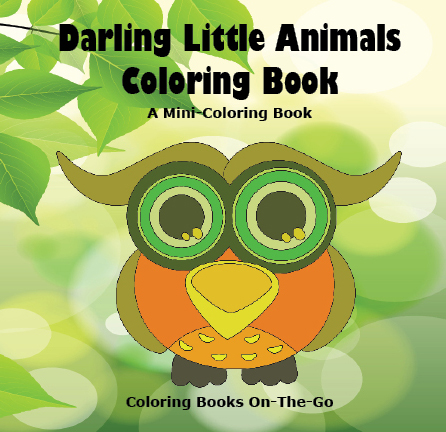 Darling Little Animals Coloring book cover