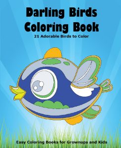 Darling Birds Coloring Book cover