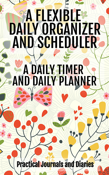 flexible daily organinzer and scheduler cover